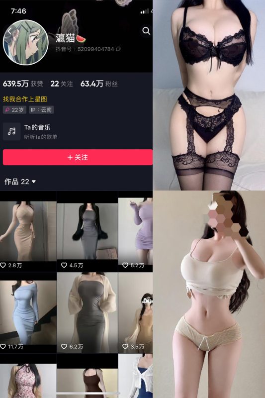 抖音 瀛猫 微密圈  NO.040期 【14P1V】最新至：2024.3.28-告白写真馆