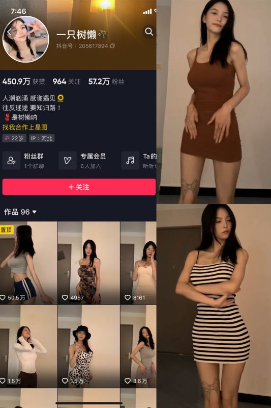 抖音 一只树懒 微密圈  NO.004期 【21P10V】-告白写真馆