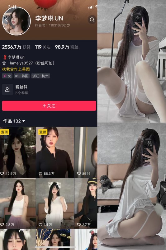 抖音 李梦琳 微密圈  NO.015期 【11P】最新至：2023.9.1-告白写真馆