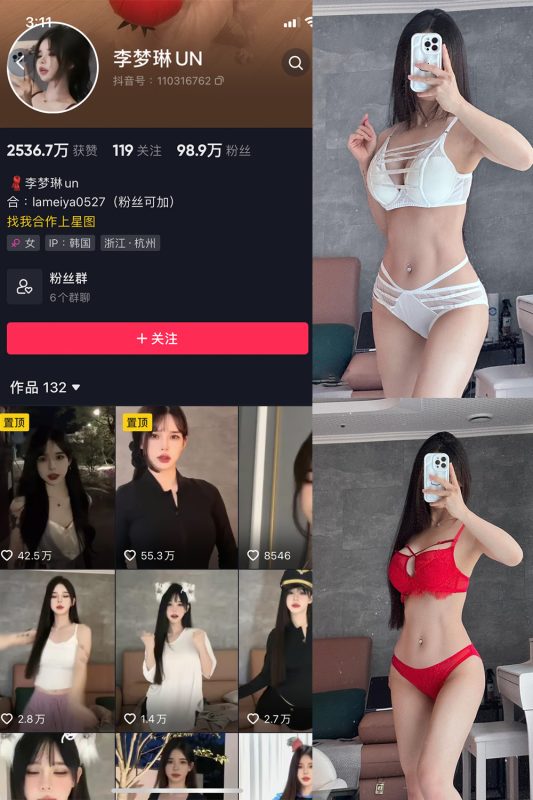 抖音 李梦琳 微密圈  NO.012期 【18P2V】最新至：2023.8.25-告白写真馆