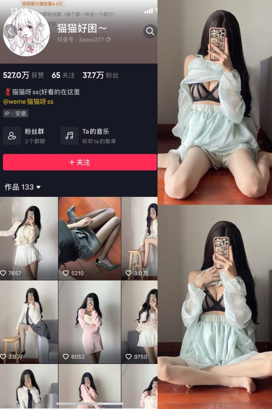 抖音 猫猫好困 微密圈  NO.015期 【18P】-告白写真馆