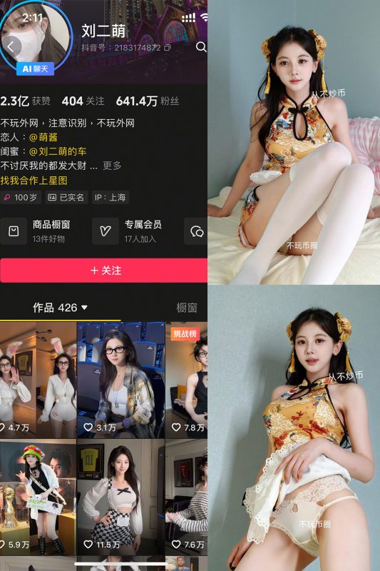 抖音 刘二萌 岛遇 NO.015期 【13P】-告白写真馆